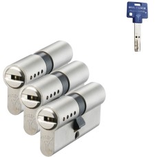 Mul-T-Lock In&shy;ter&shy;ac&shy;ti&shy;ve+ ci&shy;lin&shy;der met kern&shy;trek&shy;be&shy;vei&shy;li&shy;ging (3x) - SKG***