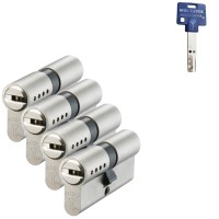 Mul-T-Lock In&shy;ter&shy;ac&shy;ti&shy;ve+ ci&shy;lin&shy;der met kern&shy;trek&shy;be&shy;vei&shy;li&shy;ging (4x) - SKG***