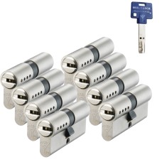 Mul-T-Lock In&shy;ter&shy;ac&shy;ti&shy;ve+ ci&shy;lin&shy;der met kern&shy;trek&shy;be&shy;vei&shy;li&shy;ging (8x) - SKG***