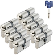 Mul-T-Lock In&shy;ter&shy;ac&shy;ti&shy;ve+ ci&shy;lin&shy;der met kern&shy;trek&shy;be&shy;vei&shy;li&shy;ging (9x) - SKG***