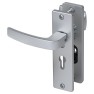 Nemef 3405-2 veiligheidsbeslag kortschild knop/ kruk met kerntrekbeveiliging PC55 deurdikte 38 tot 45 mm SKG3