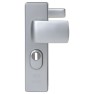 Nemef 3405-2 veiligheidsbeslag kortschild knop/ kruk met kerntrekbeveiliging PC55 deurdikte 38 tot 45 mm SKG3