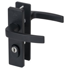 Ne&shy;mef 3407-2 vei&shy;lig&shy;heids&shy;be&shy;slag kort&shy;schild kruk/ kruk zwart met kern&shy;trek&shy;be&shy;vei&shy;li&shy;ging PC55 deur&shy;dik&shy;te 38 tot 45 mm SKG3