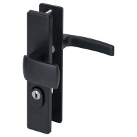 Ne&shy;mef 3415-2 vei&shy;lig&shy;heids&shy;be&shy;slag knop/ kruk zwart met kern&shy;trek&shy;be&shy;vei&shy;li&shy;ging PC72 deur&shy;dik&shy;te 38 tot 45 mm SKG3