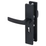Nemef 3415-2 veiligheidsbeslag knop/ kruk zwart met kerntrekbeveiliging PC72 deurdikte 38 tot 45 mm SKG3 Nemef 3415-2 veiligheidsbeslag knop/ kruk zwart met kerntrekbeveiliging PC72 deurdikte 38 tot 45 mm SKG3