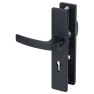 Nemef 3415-2 veiligheidsbeslag knop/ kruk zwart met kerntrekbeveiliging PC72 deurdikte 38 tot 45 mm SKG3 Nemef 3415-2 veiligheidsbeslag knop/ kruk zwart met kerntrekbeveiliging PC72 deurdikte 38 tot 45 mm SKG3