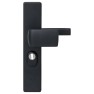 Nemef 3415-2 veiligheidsbeslag knop/ kruk zwart met kerntrekbeveiliging PC72 deurdikte 38 tot 45 mm SKG3 Nemef 3415-2 veiligheidsbeslag knop/ kruk zwart met kerntrekbeveiliging PC72 deurdikte 38 tot 45 mm SKG3