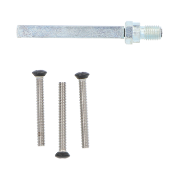 Nemef montageset t.b.v. 3400-2 serie met knop/kruk - deurdikte 63 t/m 67 mm - zwart