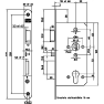 Nemef 699 zelfvergrendelend paniekslot met wisselfunctie E - DR. 1+3 - doornmaat 60 PC 72 - voorplaat afgerond 24x235 mm - EN179 Nemef 699 zelfvergrendelend paniekslot met wisselfunctie E - DR. 1+3 - doornmaat 60 PC 72 - voorplaat afgerond 24x235 mm - EN179