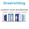 Nemef 649 paniekslot met omschakelfunctie B - DR. 2 - doornmaat 60 PC 72 - voorplaat afgerond 20x235 mm - EN179 Nemef 649 paniekslot met omschakelfunctie B - DR. 2 - doornmaat 60 PC 72 - voorplaat afgerond 20x235 mm - EN179
