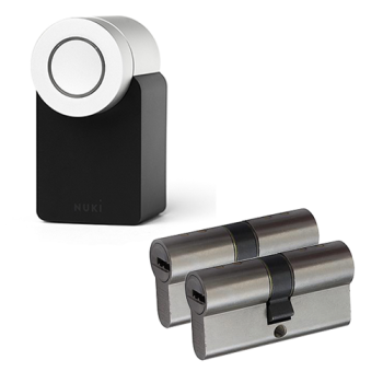 Nuki Smart Lock 2.0 + NF4 cilinder met kerntrekbeveiliging (2x) - SKG***