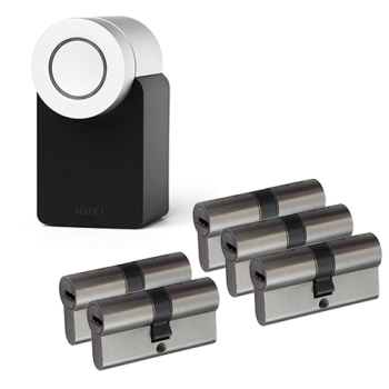 Nuki Smart Lock 2.0 + NF4 cilinder met kerntrekbeveiliging (5x) - SKG***