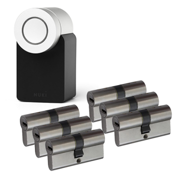 Nuki Smart Lock 2.0 + NF4 cilinder met kerntrekbeveiliging (6x) - SKG***