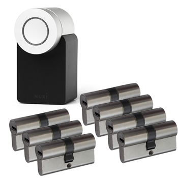 Nuki Smart Lock 2.0 + NF4 cilinder met kerntrekbeveiliging (7x) - SKG***