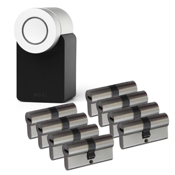 Nuki Smart Lock 2.0 + NF4 cilinder met kerntrekbeveiliging (8x) - SKG***