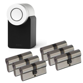 Nuki Smart Lock 2.0 + NF3 cilinder met kerntrekbeveiliging (6x) - SKG***