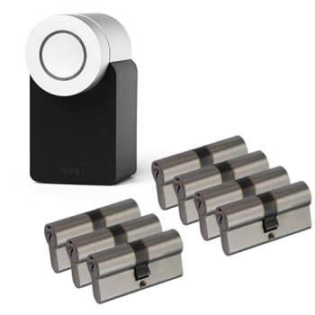 Nuki Smart Lock 2.0 + NF3 cilinder met kerntrekbeveiliging (7x) - SKG***