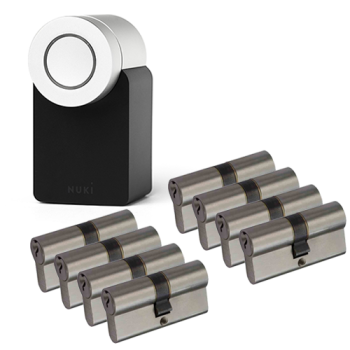 Nuki Smart Lock 2.0 + NF3 cilinder met kerntrekbeveiliging (8x) - SKG***