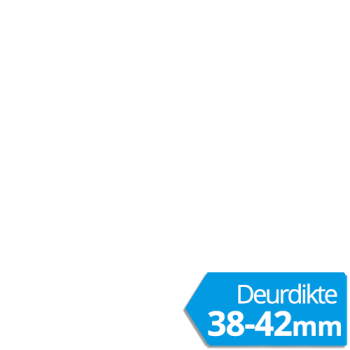 Hoppe kruk-montagemodule - deurdikte 38 t/m 42 mm - rechthoekig Hoppe kruk-montagemodule - deurdikte 38 t/m 42 mm - rechthoekig