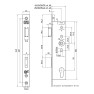 Nemef cilinderslot rechthoekig PC92 DM25 dag- en nachtschoot 245x24 SKG2 RVS Dr. 1-2-3-4 Nemef cilinderslot rechthoekig PC92 DM25 dag- en nachtschoot 245x24 SKG2 RVS Dr. 1-2-3-4