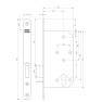 Nemef cilinderslot afgerond PCNVT DM60 nachtschoot 235x20 RVS Dr. 1-2-3-4 Nemef cilinderslot afgerond PCNVT DM60 nachtschoot 235x20 RVS Dr. 1-2-3-4