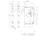 LIPS cilinderloopslot rechthoekig PC72 mm DM50 mm dagschoot 235 mmx24 mm RVS Dr. 1-2-3-4 LIPS cilinderloopslot rechthoekig PC72 mm DM50 mm dagschoot 235 mmx24 mm RVS Dr. 1-2-3-4