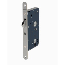 LIPS schuif&shy;deur&shy;slot af&shy;ge&shy;rond  DM60 mm haak&shy;schoot 235 mmx20 mm  RVS Dr. 1-2-3-4