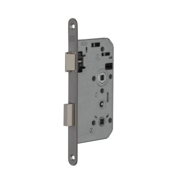 Nemef badkamerdeurslot afgerond PC72 mm DM60 mm dag- en nachtschoot 235 mmx20 mm RVS Dr. 1-2-3-4 Nemef badkamerdeurslot afgerond PC72 mm DM60 mm dag- en nachtschoot 235 mmx20 mm RVS Dr. 1-2-3-4
