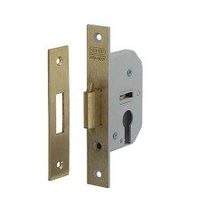Ne&shy;mef schuif&shy;deur&shy;slot recht&shy;hoe&shy;kig  DM40 vleu&shy;gel&shy;schoot 153x25  Mes&shy;sing Dr. 1-2-3-4