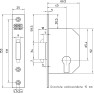 Nemef schuifdeurslot rechthoekig DM40 vleugelschoot 153x25 Messing Dr. 1-2-3-4 Nemef schuifdeurslot rechthoekig DM40 vleugelschoot 153x25 Messing Dr. 1-2-3-4