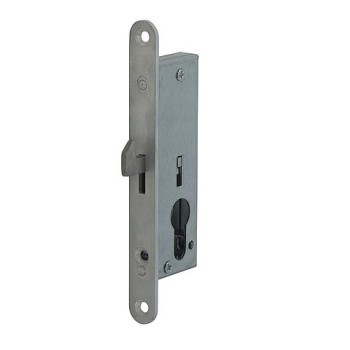 Nemef schuifdeurslot afgerond DM25 haakschoot 165x18 Aluminium Dr. 1-2-3-4 Nemef schuifdeurslot afgerond DM25 haakschoot 165x18 Aluminium Dr. 1-2-3-4