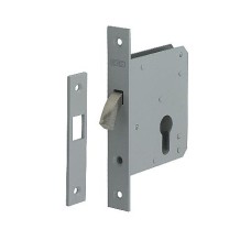 Ne&shy;mef schuif&shy;deur&shy;slot recht&shy;hoe&shy;kig  DM55 har&shy;poen&shy;schoot 150x22  Wit Dr. 1-2-3-4