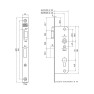 Nemef cilinderslot rechthoekig PC72 DM30 dag- en nachtschoot 245x24 Staal Dr. 1+3 Nemef cilinderslot rechthoekig PC72 DM30 dag- en nachtschoot 245x24 Staal Dr. 1+3