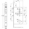 Nemef cilinderslot afgerond PC72 mm DM60 mm dag- en nachtschoot 235 mmx20 mm Wit Dr. 1+3 Nemef cilinderslot afgerond PC72 mm DM60 mm dag- en nachtschoot 235 mmx20 mm Wit Dr. 1+3