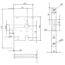Mauer schuifdeurslot afgerond PC DM50 haakschoot 174x20 Wit Dr. 1-2-3-4 Mauer schuifdeurslot afgerond PC DM50 haakschoot 174x20 Wit Dr. 1-2-3-4