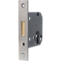 Nemef bijzetslot rechthoekig  DM50 nachtschoot 140x25 SKG2 RVS Dr. 1-2-3-4