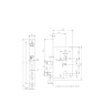 Nemef cilinderslot rechthoekig PC55 DM50 haakschoot 174x25 SKG2 RVS Dr. 1-2-3-4 zelfvergendelend Nemef cilinderslot rechthoekig PC55 DM50 haakschoot 174x25 SKG2 RVS Dr. 1-2-3-4 zelfvergendelend