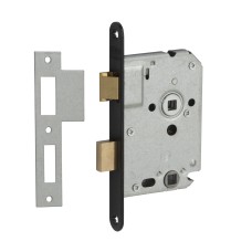 Ne&shy;mef bad&shy;ka&shy;mer&shy;deur&shy;slot af&shy;ge&shy;rond  PC63 DM50 dag- en nacht&shy;schoot 174x20  Zwart Dr. 1-2-3-4