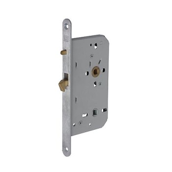 Nemef schuifdeurslot rechthoekig  DM60 mm haakschoot 235 mmx24 mm  RVS Dr. 1-2-3-4