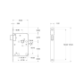 Mauer magneet loopslot afgerond DM50 magneetdagschoot 174x20 RVS Dr. 1-2-3-4 Mauer magneet loopslot afgerond DM50 magneetdagschoot 174x20 RVS Dr. 1-2-3-4