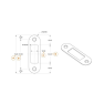 Mauer magneet loopslot afgerond DM50 magneetdagschoot 174x20 RVS Dr. 1-2-3-4 Mauer magneet loopslot afgerond DM50 magneetdagschoot 174x20 RVS Dr. 1-2-3-4
