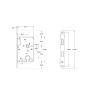 Mauer magneet deurslot afgerond PC55 DM50 magneetdagschoot 174x20 RVS Dr. 1-2-3-4 Mauer magneet deurslot afgerond PC55 DM50 magneetdagschoot 174x20 RVS Dr. 1-2-3-4