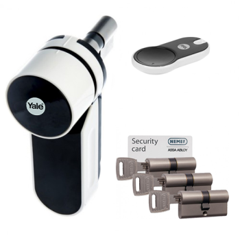 Yale ENTR wit + NF3 cilinder met kerntrekbeveiliging (4x) - SKG***