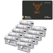M&C SKG3 30 cilinder met kerntrekbeveiliging (10x) - SKG*** M&C SKG3 30 cilinder met kerntrekbeveiliging (10x) - SKG***