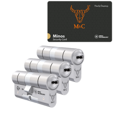M&C SKG3 30 cilinder met kerntrekbeveiliging (3x) - SKG*** M&C SKG3 30 cilinder met kerntrekbeveiliging (3x) - SKG***