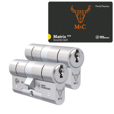 M&C Matrix cilinder (2x) - SKG** M&C Matrix cilinder (2x) - SKG**