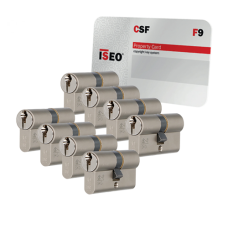 Iseo F9 cilinder met kerntrekbeveiliging - SKG*** Nikkel (8x)