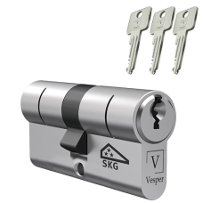 Vesper Secure+ SKG3 cilinder met kerntrekbeveiliging (1x) - SKG*** Vesper Secure+ SKG3 cilinder met kerntrekbeveiliging (1x) - SKG***