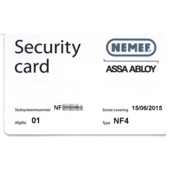 NEMEF certificaat (vervangend sleutelcertificaat / veiligheidscertificaat) NEMEF certificaat (vervangend sleutelcertificaat / veiligheidscertificaat)