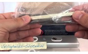 Hoppe London veiligheidsbeslag kruk/kruk - Aluminium F1 - PC92 met kerntrekbeveiliging (rechthoekig) - SKG***